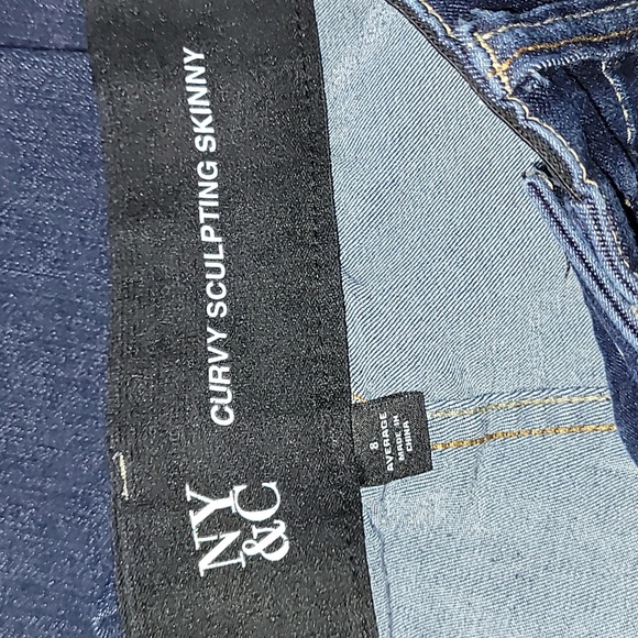 Dark Blue Skinny Jeans - Picture 4 of 7